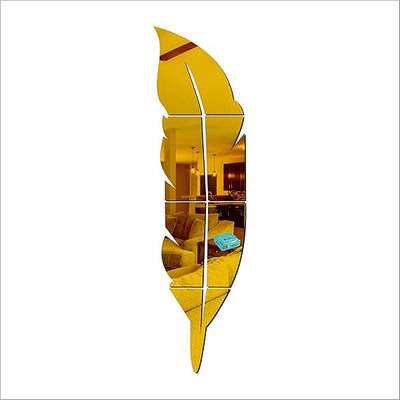 Gold & Silver Acrylic Leaf Mirror