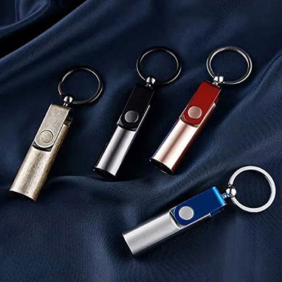 Fire Starter Lighter Waterproof Flint Match Metal Keychain